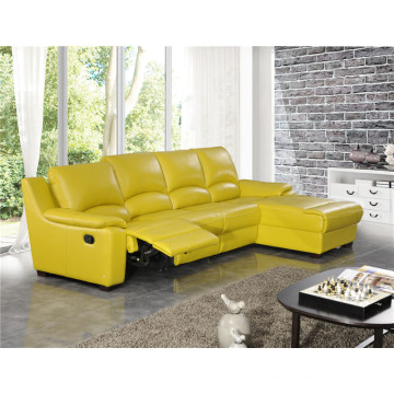 Echtes Leder Modernes verstellbares Sofa (421)